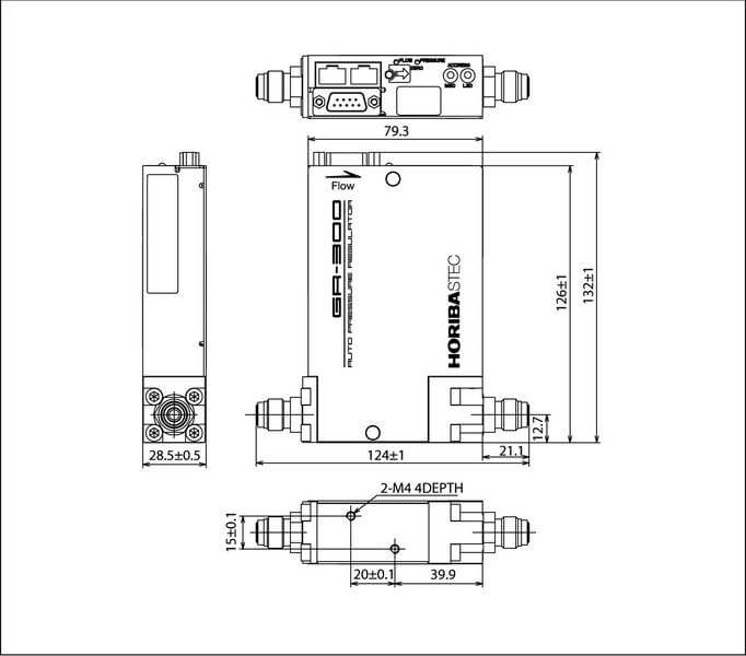 HORIBA GR-300 系列 晶圓背面冷卻系統參數